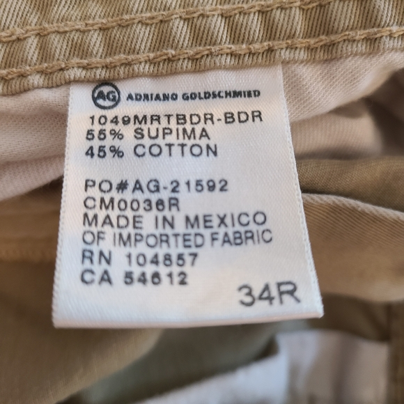 AG Adriano Goldschmied The Protégé Straight-Leg Pants in Cornsilk - Picture 12 of 12